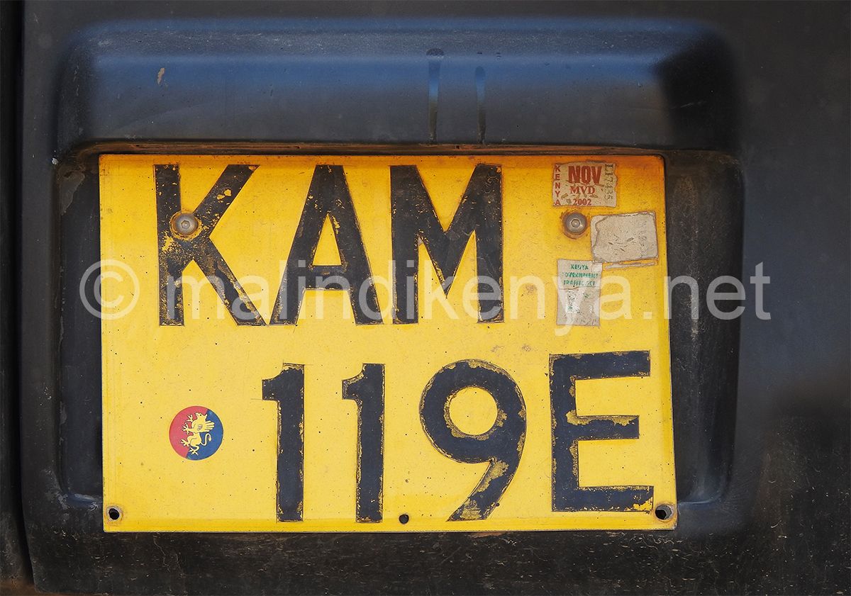 Targhe auto in Kenya da cambiare entro l'anno ::  - il  portale italiano in Kenya